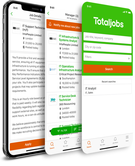 Totaljobs Mobile Application