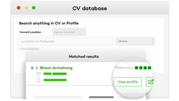 An image of the Totaljobs CV Database