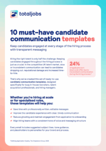 Cover Candidate Communication Templates