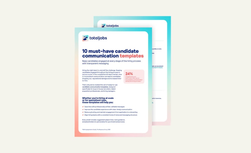 Candidate communication templates