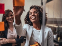 Employees sharing their thoughts on the workplace