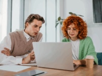 Two hiring managers filtering candidates